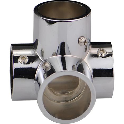 Connecteur pour tube rond de 25 mm 1 pouce 4 voies (1/5)