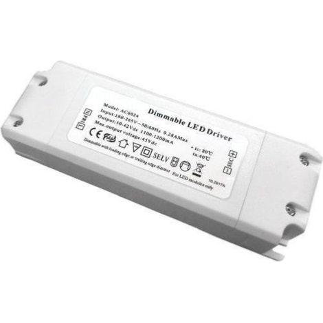 Transformateur 220V 48V DC 45W 1000mA Dimmable - SILUMEN