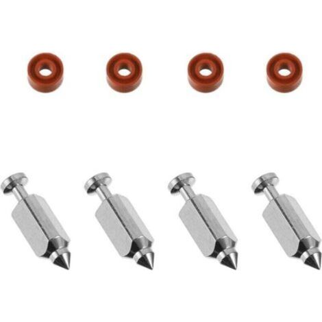 Kit de siège d'aiguille de soupape de carburateur Briggs & Stratton 398188, soupape à pointeau de flotteur pour moteur de tondeuse à gazon FLITI