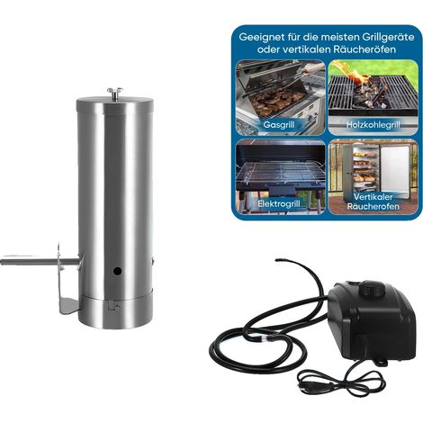 Generador de humo frío, acero inoxidable, accesorio de cocina versátil, transparente (1/2)