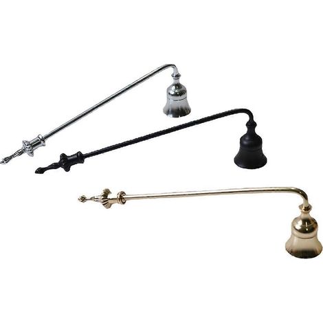 Lot de 3 éteignoirs à bougies avec long manche, pour éteindre la flamme des bougies en toute sécurité. (1/5)