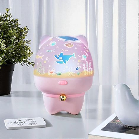 Projecteur veilleuse avec télécommande et haut-parleurs Bluetooth. (1/5)