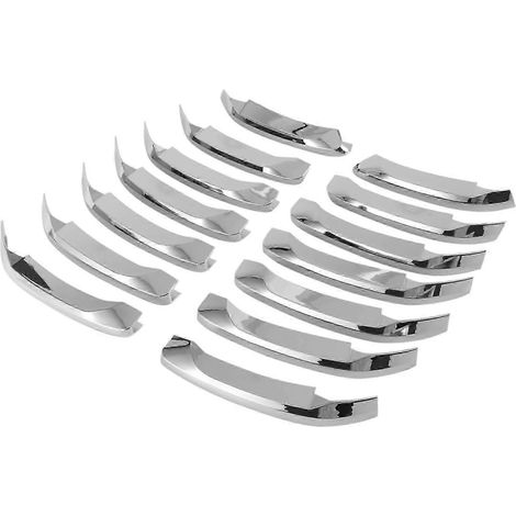 14 baguettes décoratives chromées pour calandre avant de voiture X1 F48 2016-2019 - Accessoires js (1/5)