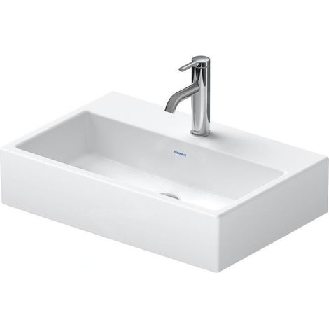 Lavabo compact VERO AIR ou ÜL avec trou pour robinet HLB 600x400mm, blanc (1/2)