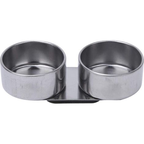 Godet Double en Acier Inoxydable avec Bouchon, Récipient pour Peinture à (1/5)