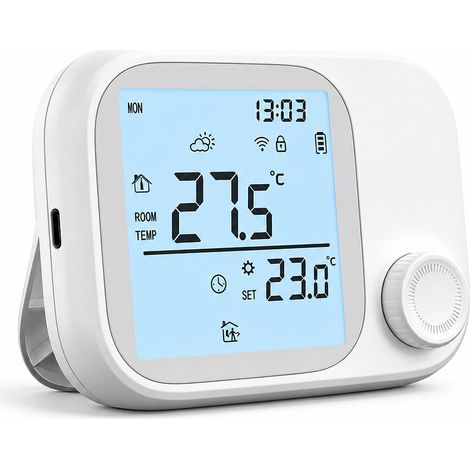 Thermostat RF sans Wi-Fi, version WITH6, sans fil pour chaudière à gaz et chauffage au sol (1/5)