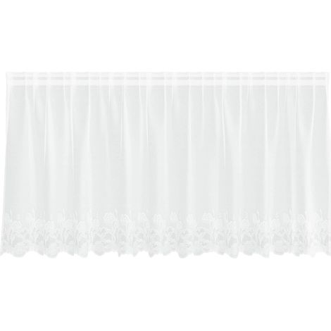 Maison Exclusive - Tenda in Pizzo con tende Bianco 120 x 300 cm Poliestere