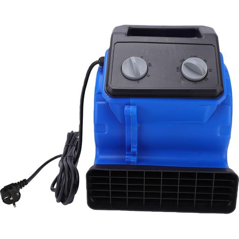 Ventilateur Industriel 300 W 3 Vitesses 3 Angles Réglables Fort Débit D'air pour le Séchage des Meubles sur Moquette avec Câble de 5 M et Protection GFCI (EU-Stecker) (1/5)