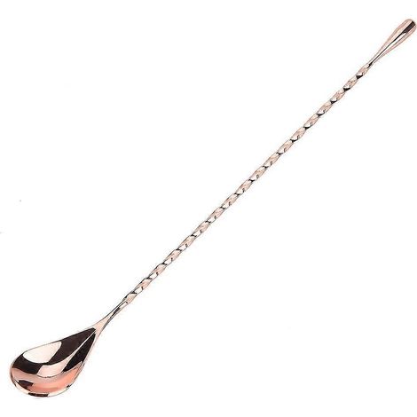 Cuillère à cocktail en acier inoxydable (1 pièce) avec long manche 5 YBT (1/4)