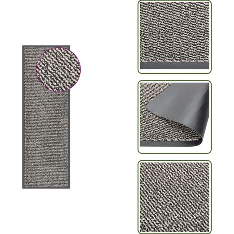 The Living Store Paillasson touffeté 60x180 cm Marron clair - Tapis de porte