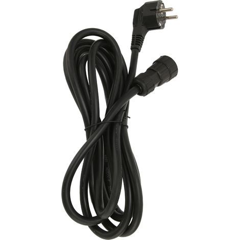Câble d'alimentation secteur de 3 m (10 pi) pour système de production d'énergie solaire photovoltaïque et accessoires pour onduleur WVC 600. 700. 1200. 1400 et 1600 (UE 220 V).
