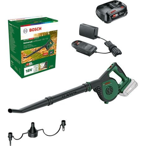 Bosch 06008A0601 18v Garden Leaf Blower UniversalLeafBlower - 1x 2.5AH Battery