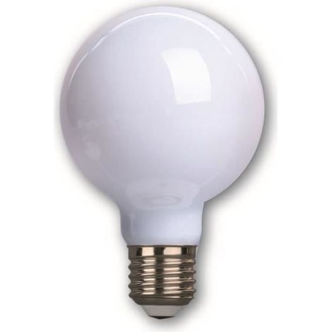 Ampoule LED Filament Globe 80mm MILKY 8W E27 4000K blanc neutre