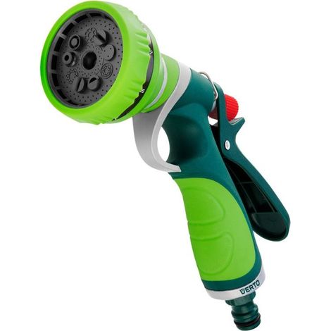 Pistolet d'arrosage 9 fonctions avec verrouillage de gâchette, usage extérieur et jardinage, conception pratique pour arrosage quotidien (1/5)