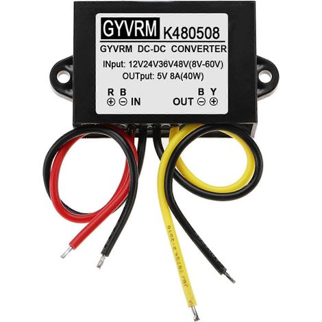 DC-DC 12V/24V/36V/48V auf 5V 8A Abwärtswandler-Netzteilmodul