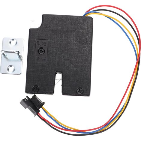 Lot de 3 verrous électromagnétiques électroniques, en plastique noir (1/5)