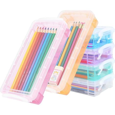 Boite Rangement Plastique, Empilables Crayon (1/5)