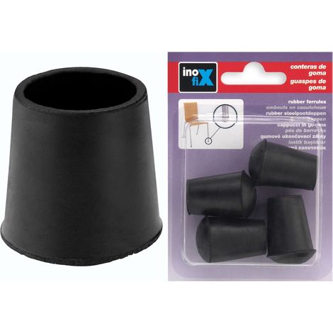EMBOUT CAOUTCHOUX4 POUR DIAM12 NOIR INOFIX 1912-3-