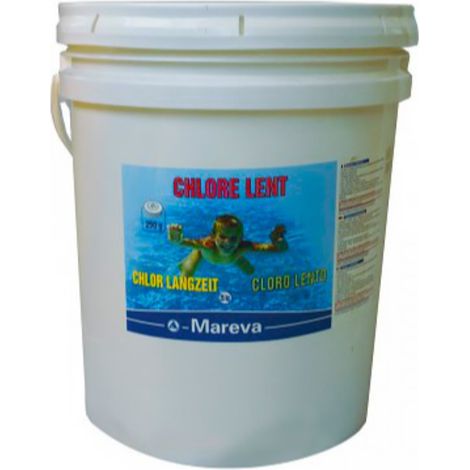 Traitement piscine Mareva REVA-KLOR LONG galets 250g longue durée 10kg