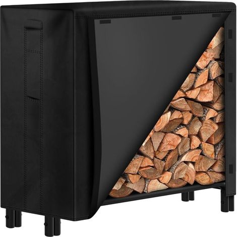 Outdoor Log Rack Brennholz Shelter 420D Oxford Log Halter Abdeckung 122cm x 61cm x 107cm