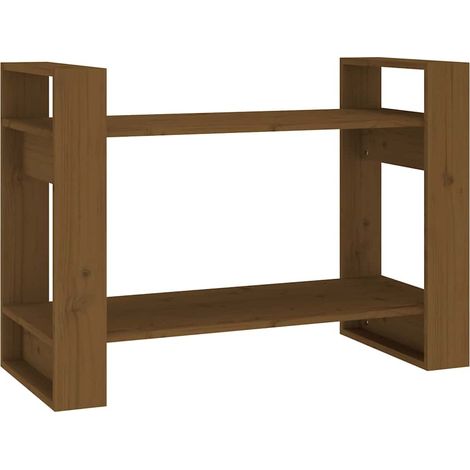 Maison Exclusive - Bibliothèque/Cloison Marron miel 80x35x56,5 cm Pin solide (1/5)