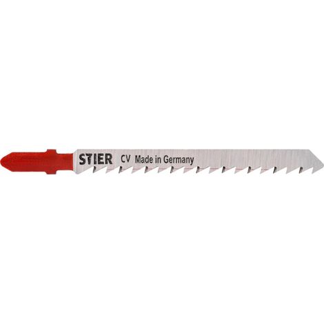 Lame de scie sauteuse STIER ST 100/4/1,45 pour coupes dans le bois et les panneaux 20 pièces