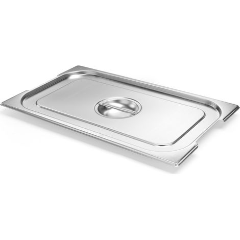 Tapa para contenedor GN 2/3 con recorte para asas 354x325mm Hendi 817827