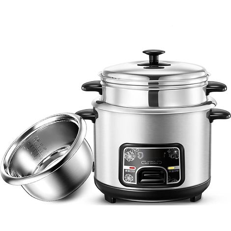 Cuiseur À Riz Et Fonction Vapeur-Chaud Liner INOX 304, avec Spatule Et Gobelet Doseur, pour 1 À 7 Personnes,2L (1/5)