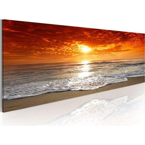 Quadro - romantico tramonto - 135x45