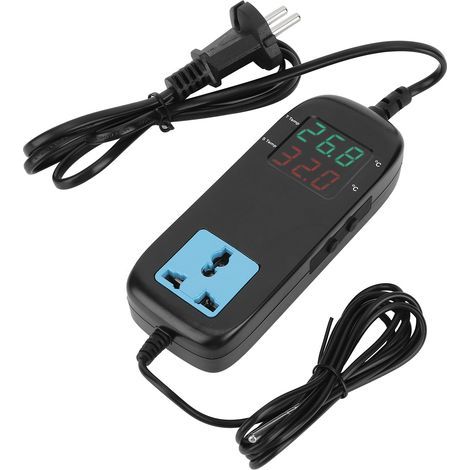 Elektronischer Heizthermostat für Inkubatoren, digitaler Temperaturregler, EU 90V250V (1/5)