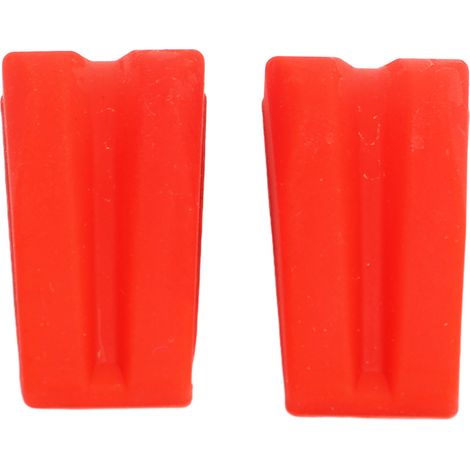 2 Pièces Amortisseurs d'Arc en Silicone Réducteur de Vibrations Léger pour Arc à Poulies, Rouge Vif