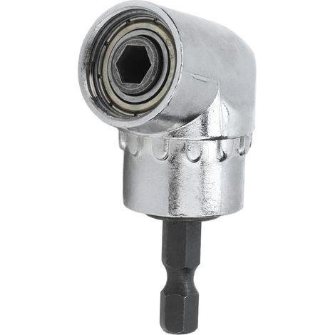Tournevis adaptateur porte-embout 105° résistant à la corrosion robuste tige hexagonale 1/4 pouce visserie (1/5)
