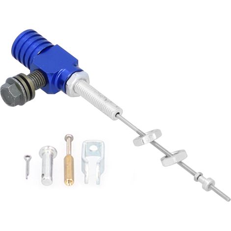 Modification de moto : pompe hydraulique d'embrayage à faible effort, pompe hydraulique inférieure d'embrayage et pompe réceptrice (version améliorée) en bleu. (1/5)