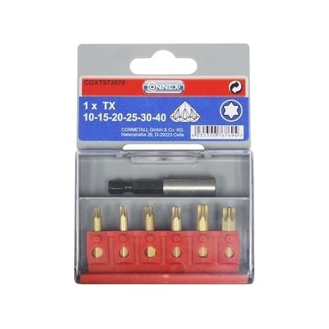 Connex Bit-Set TX 10 15 20 25 30 40 7-teilig Bits