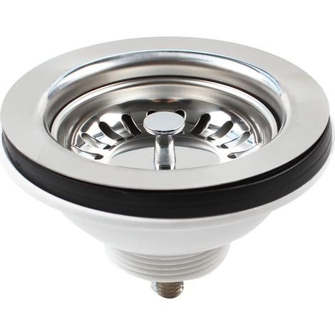 Évier de cuisine en acier inoxydable 304 - Longueur : 5,5 cm - 114 mm - Type de bol : bonde - XK185GE (1/5)