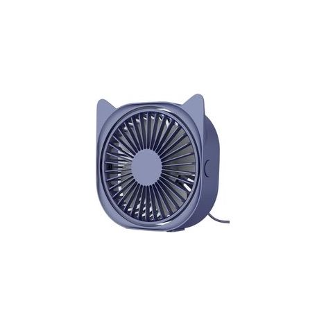 Kleine, leise Tischventilatoren mit 3 Windgeschwindigkeiten kleine, tragbare, schnellkühlende Tischventilatoren für Büro und Studentenwohnheim (blau) (1/5)