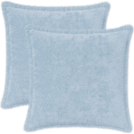 Cushion Cover 2 pcs HOUTEN Light Blue 35 x 35 cm vidaXL