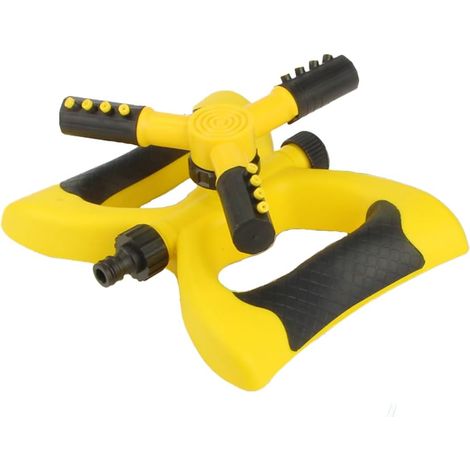 Arroseur rotatif à 360 degrés pour jardin et pelouse avec base et connecteur de tuyau d'arrosage réglable pour grands jardins (1/5)