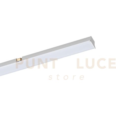 Ideal Lux Lampada da soffitto Stick 1 luce LED integrato bianco metallo