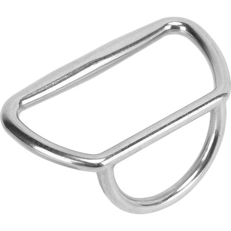 Schleppring aus Edelstahl, 90 mm Durchmesser, hochglanzpolierter Schleppgriff für Bootszubehör (1/5)