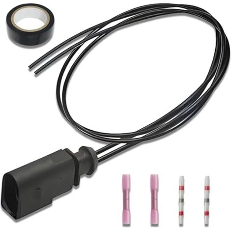 1J0973802 Réparation Prise de Capteur Connecteur ABS ESP pour Seat pour Skoda pour Audi A1 A2 A3 A4 A5 A6 A7 A8 S3 S4 pour VW T4 T5 T6 apteur de Température Terminal de Connecteur de Harnais (1/4)
