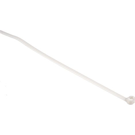 Serre-câble Thomas & Betts Ty-Rap 140mm x 3,6 mm Blanc en Nylon 66 ( Prix pour Sachet de 100 ) (1/2)