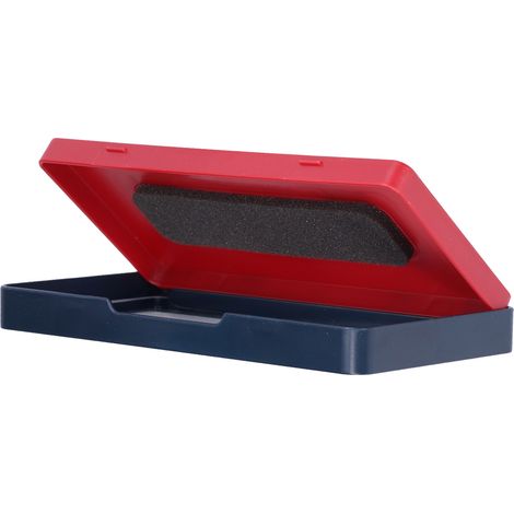 Tablet- und Touchscreen-Handyhülle, wasserdichte Wandhalterung ohne Bohren für das Badezimmer, Schutzhülle und drehbarer Ständer mit Versandtasche, blaue Hülle (1 Aufkleber enthalten). (1/5)
