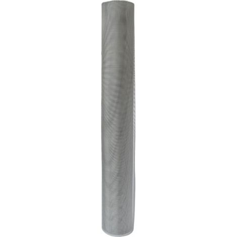 Toile moustiquaire aluminium 120 cm – rouleau de 30 m – maille 1.5 x 1.5 mm – anti-rouille, découpe facile, très bonne visibilité – Outils Et Nature (1/2)