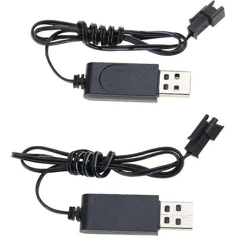 Câble de charge USB pour batterie 3,7 V 500 mAh avec témoin de charge LED