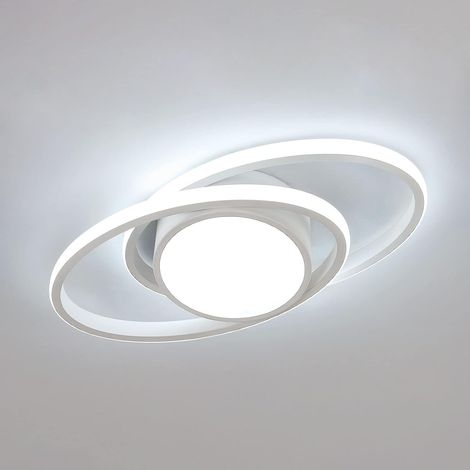 GOECO Plafoniera LED, Plafoniera 40W, Bianco Freddo 6500K, Plafoniera Moderna per Camera da Letto Soggiorno Cucina, Ø39CM (1/5)