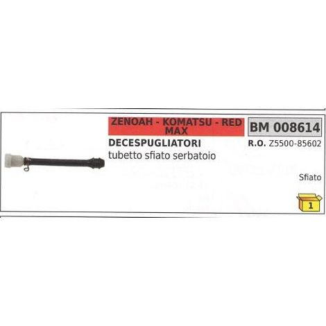 Tubo sfiato serbatoio ZENOAH decespugliatore 008614