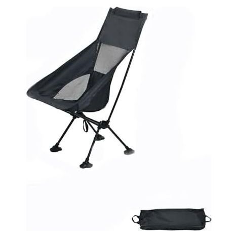 Ultraleichter, faltbarer Campingstuhl – Tragbarer Outdoor-Hocker – Leichter Reisestuhl zum Wandern, Angeln und für den Strand (1/5)