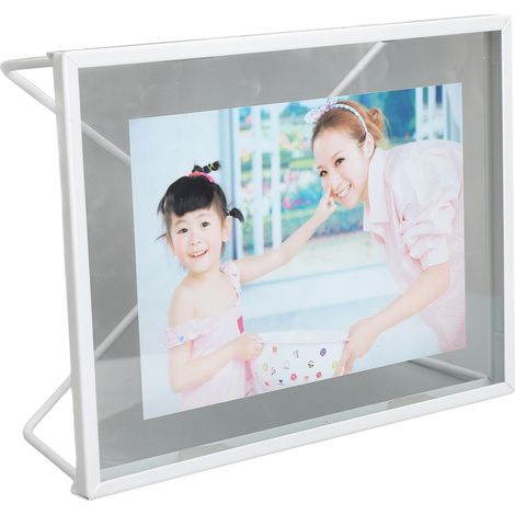 weißes Foto, horizontal oder vertikal auf Metall gesprüht (1/5)