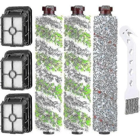 Brosse multi-surfaces 1868 pour aspirateurs Bissell 1868 Crosswave, modèles 1608683, 1608683 et 1608684, lot de 2 brosses pour animaux